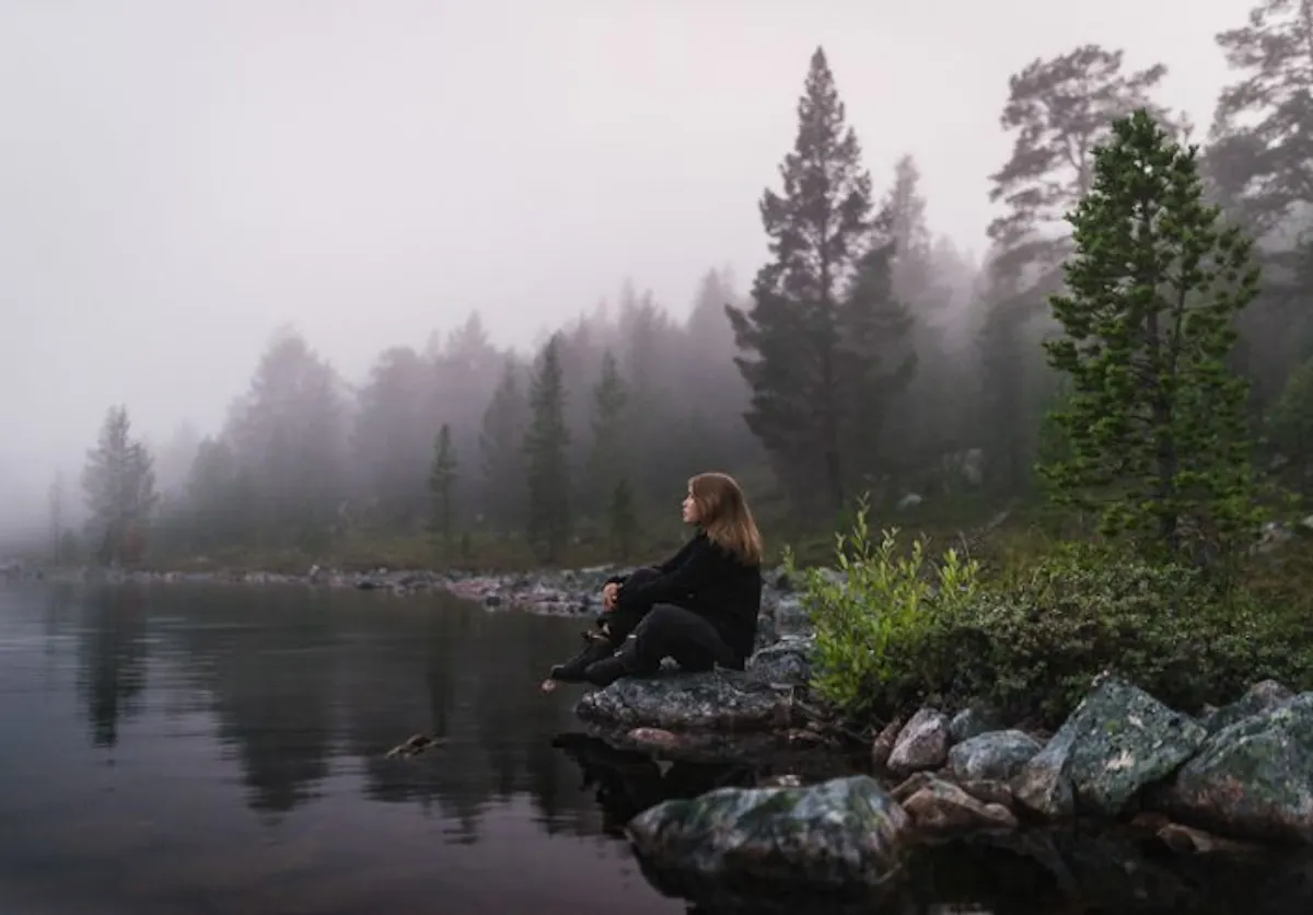 Every kind of weather is beautiful when you're out in nature
