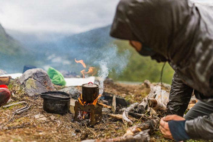 Food cooked on a wood-burning stove somehow always tastes better