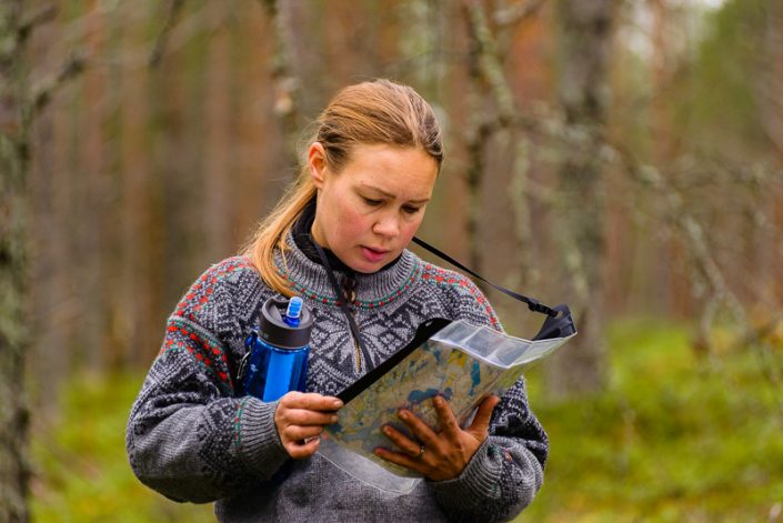 Learn to navigate with a map and compass