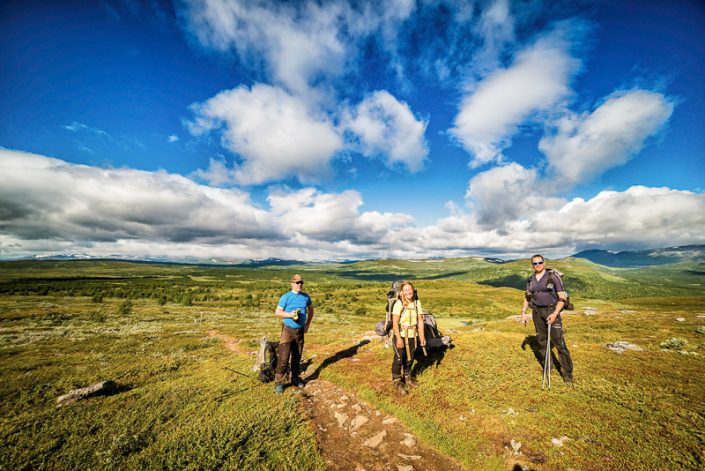 The Kungsleden is quick going with lightweight gear