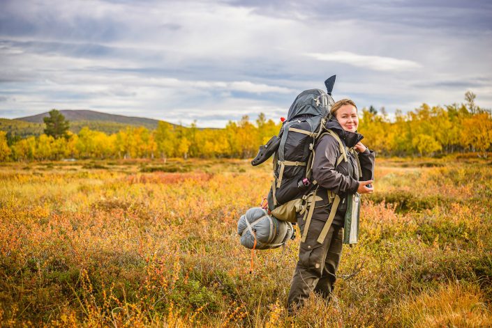 Hiking during the autumn colours