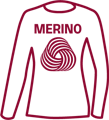 Merino-Bekleidung für Damen