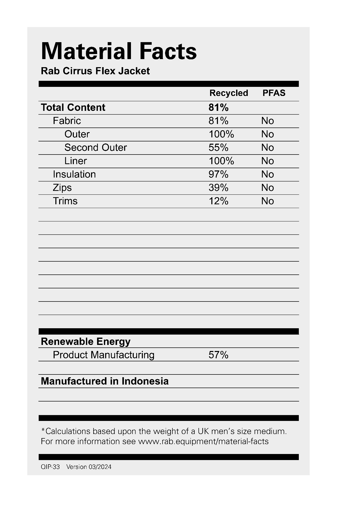 Rab Men's Cirrus Flex Insulated Jacket Tempest Blue 10