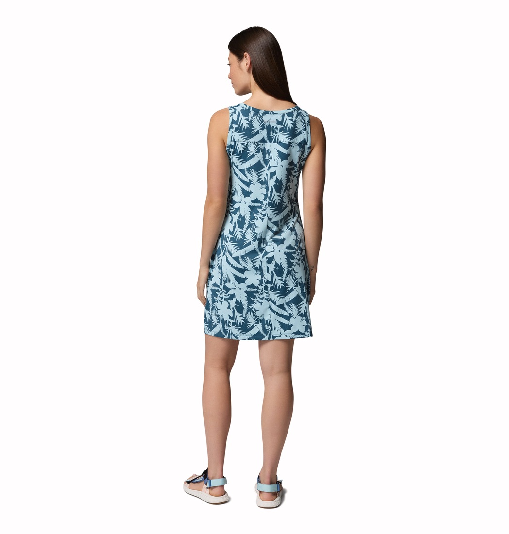 Columbia Women's Chill River Printed Dress Jet Stream 05