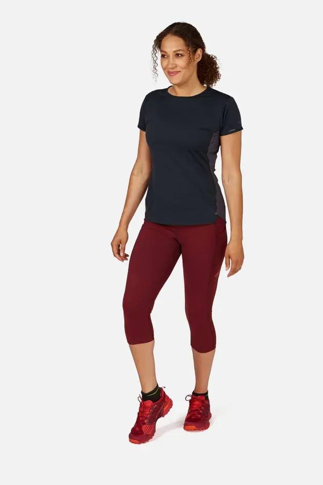 Rab Women's Talus 3/4 Tights Tummanpunainen 05