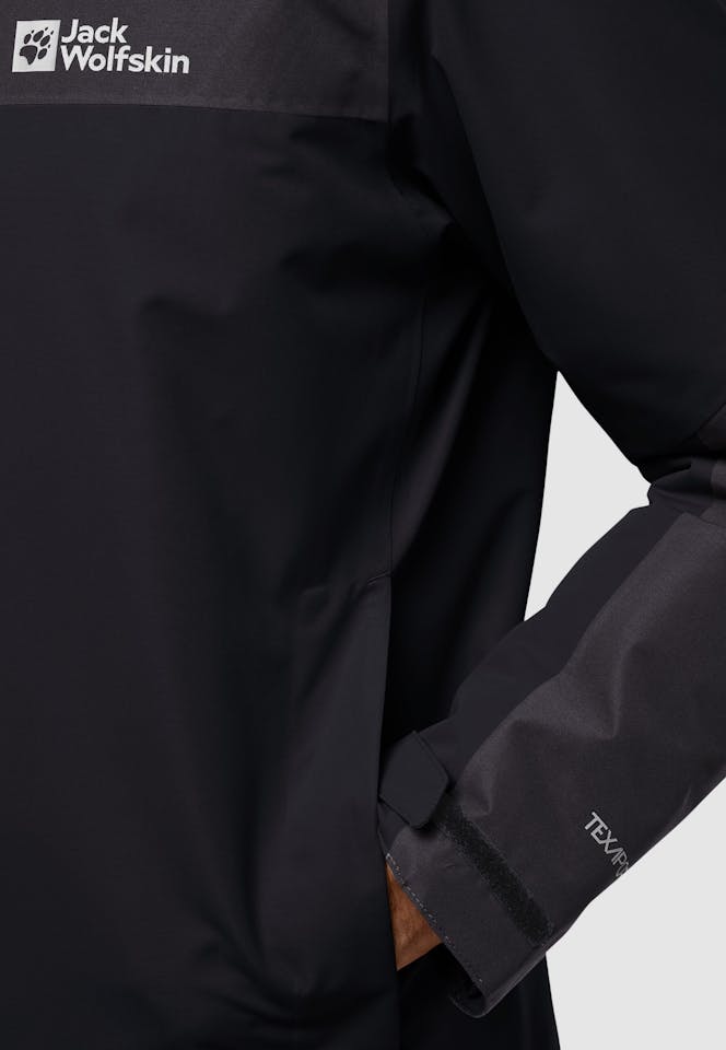 Jack Wolfskin Men's Jasper Ins Jacket - Miesten talvitakki Musta 11