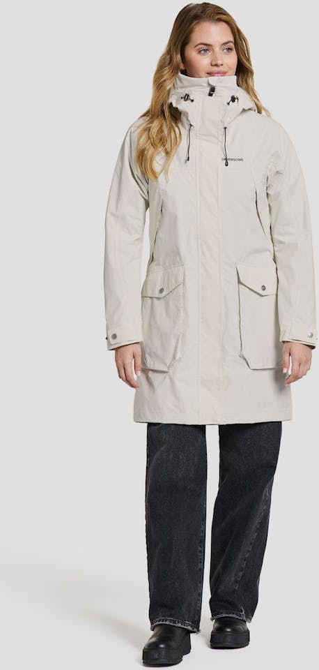 Didriksons Women's Thelma 10 Parka Valkoinen 04