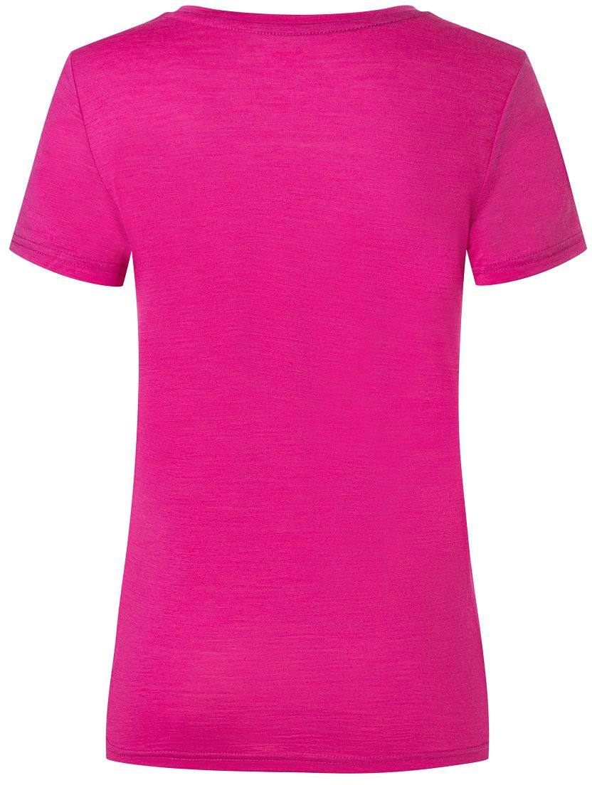 Supernatural W Slopes Tee Fuksia/Keltainen 02