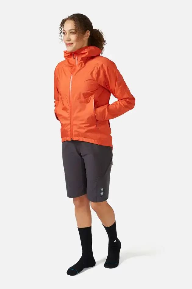 Rab Women's Cinder Downpour Jacket Punainen 14