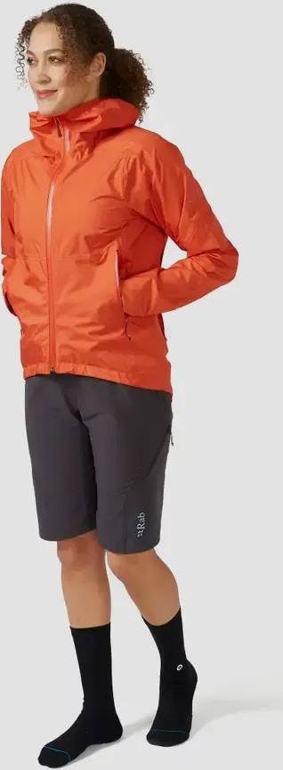 Rab Women's Cinder Downpour Jacket Red 14
