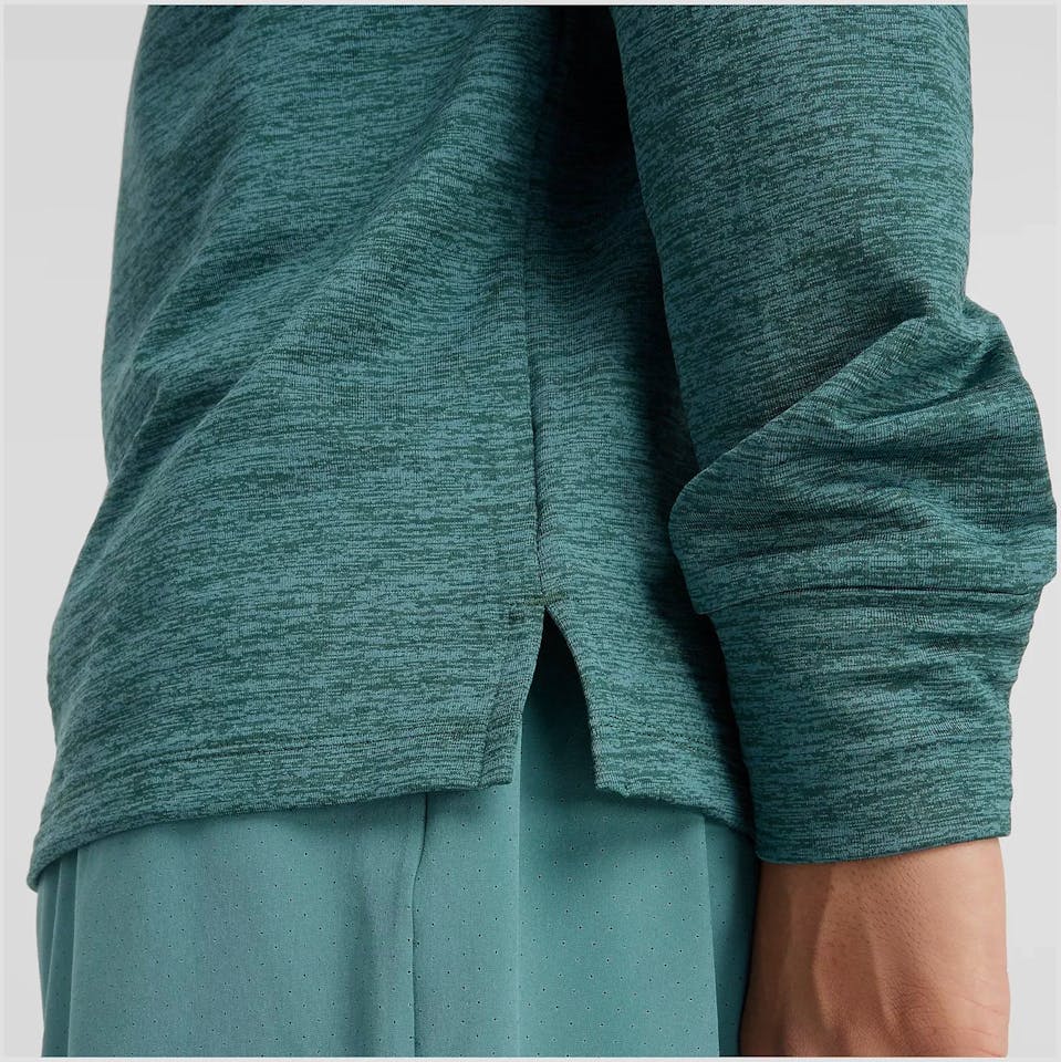 New Balance Men's Athletic Heat Grid Half Zip Spruce 04