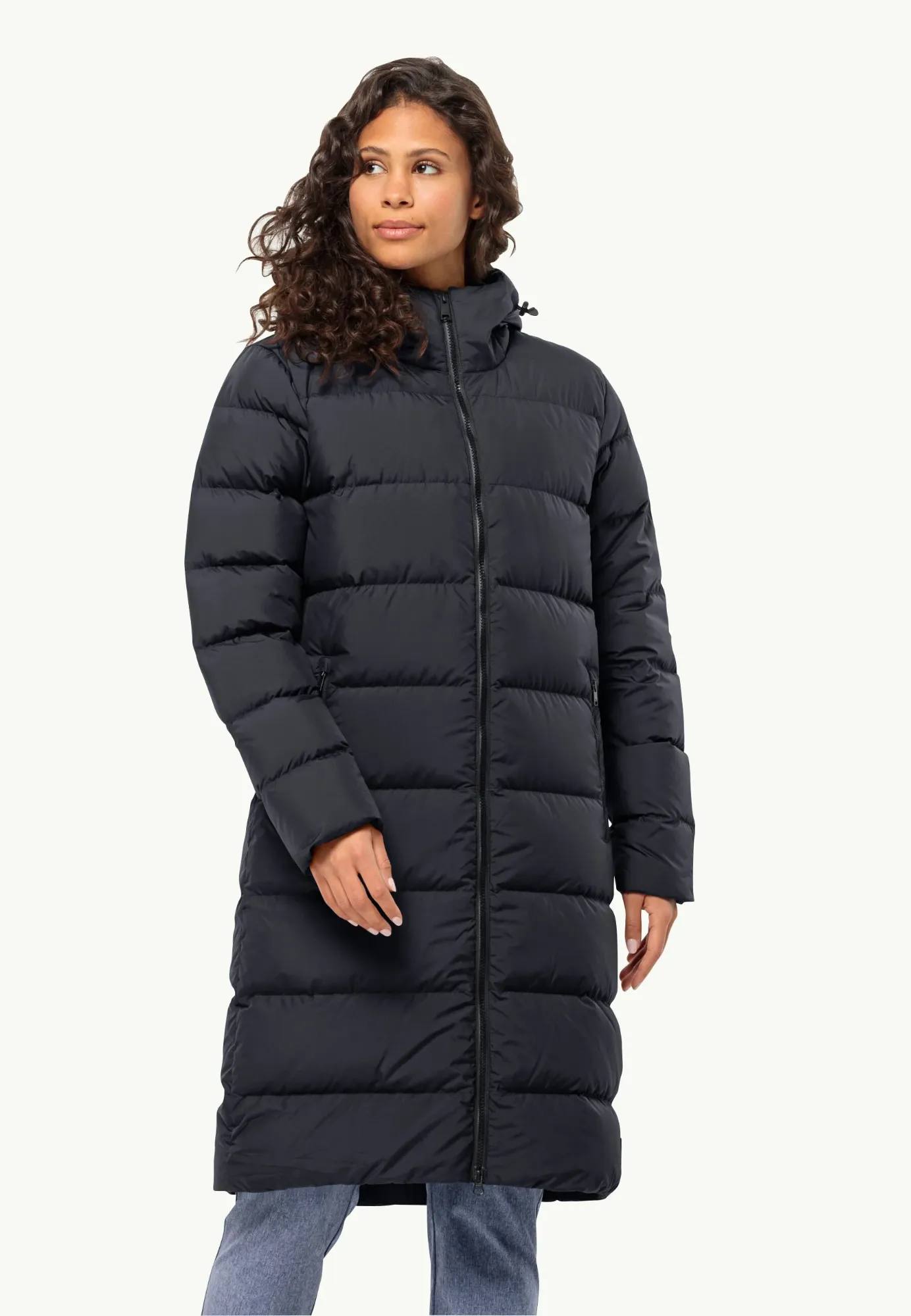 Jack Wolfskin Women's Frozen Palace Coat - Naisten untuvatakki Phantom 03