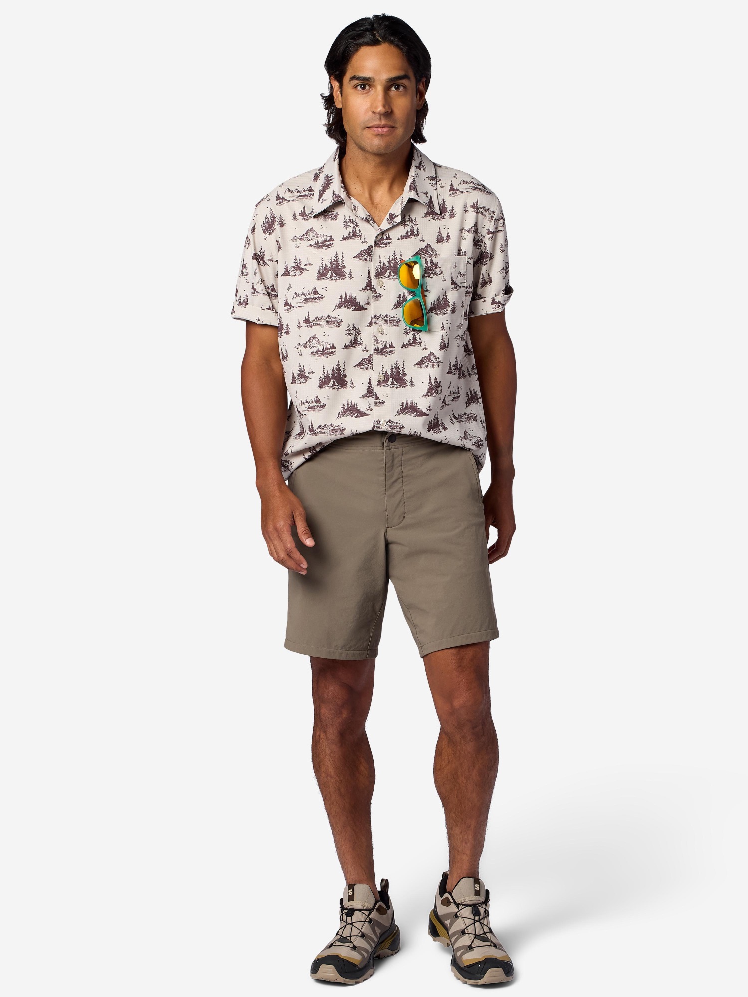 Marmot Men's Airexchange Short Sleeve Birch Bark Lakeside Campout 02