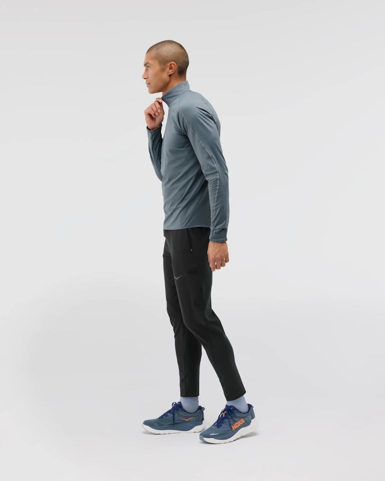 Hoka Men's Glidetech 1/4 Zip Faded Navy 03