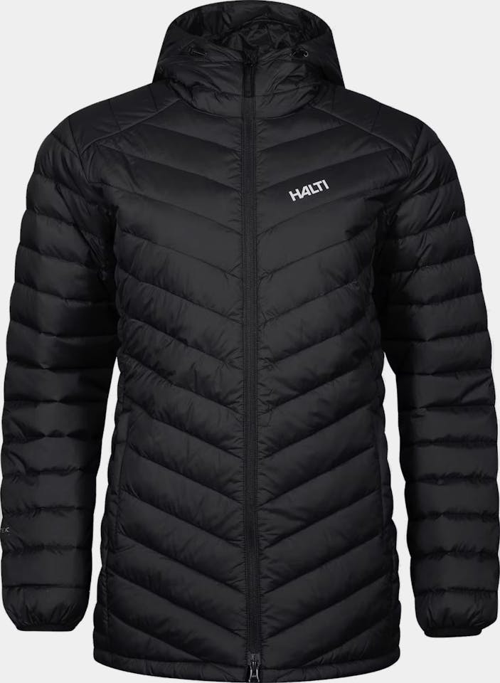 Halti Women's Huippu Mid Down Jacket Musta 01