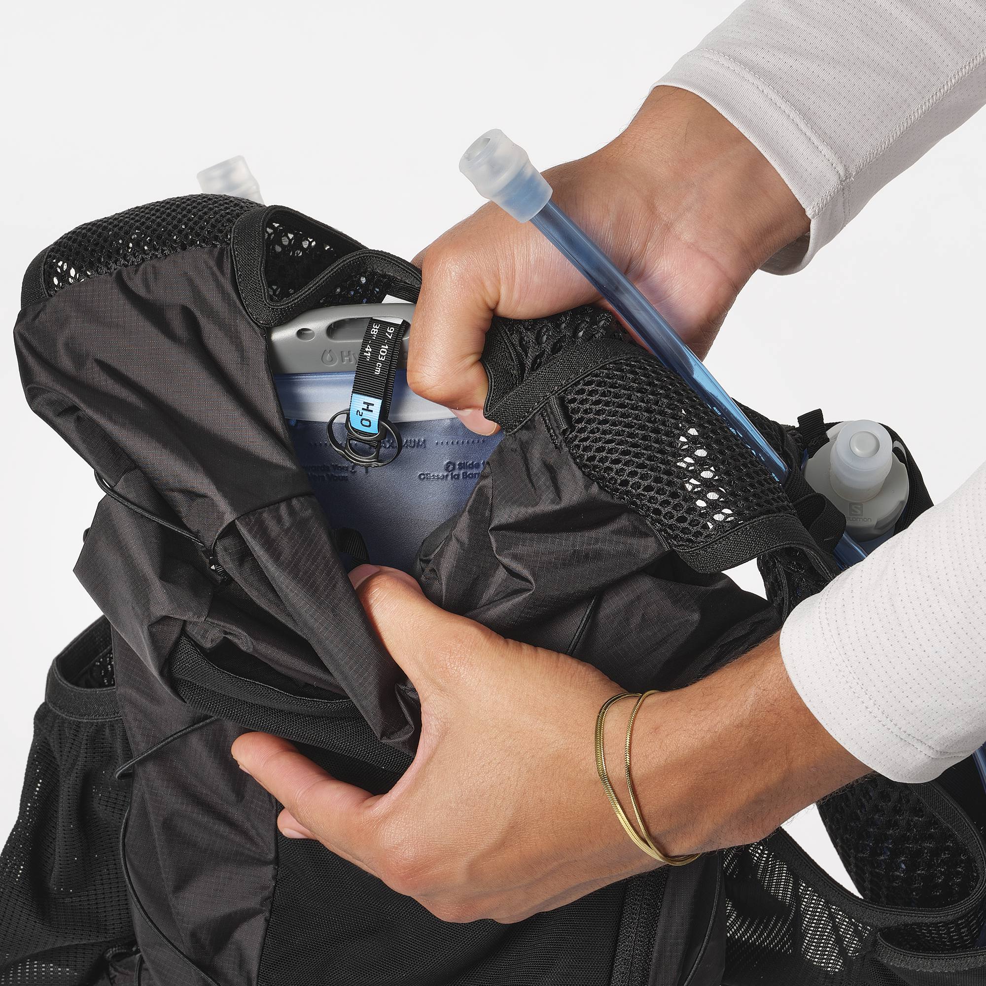 Salomon Men's Active Skin 12 Set Black 07