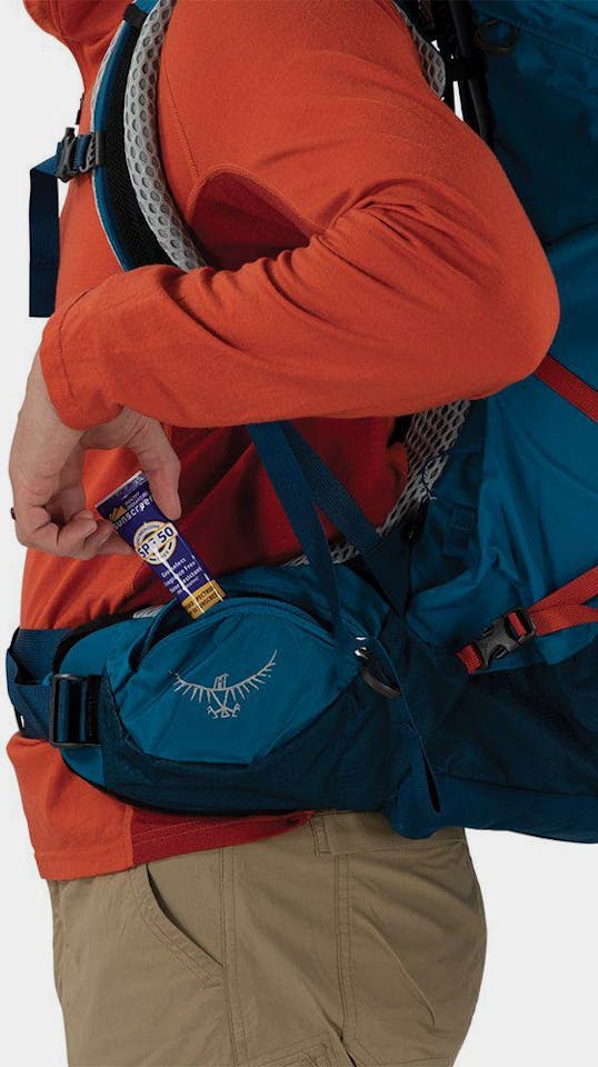 Osprey Atmos AG LT 65, Hanwag Men's Nazcat II GTX Musta 19