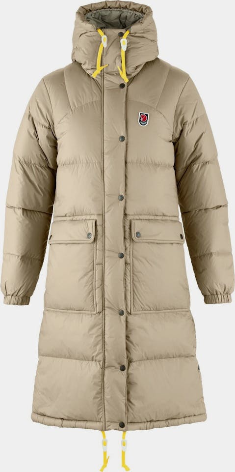 Fjällräven Women's Expedition Long Down Parka Fossil 01
