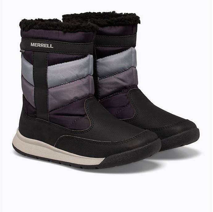 Merrell Alpine Puffer Kids WP Musta / Harmaa 04