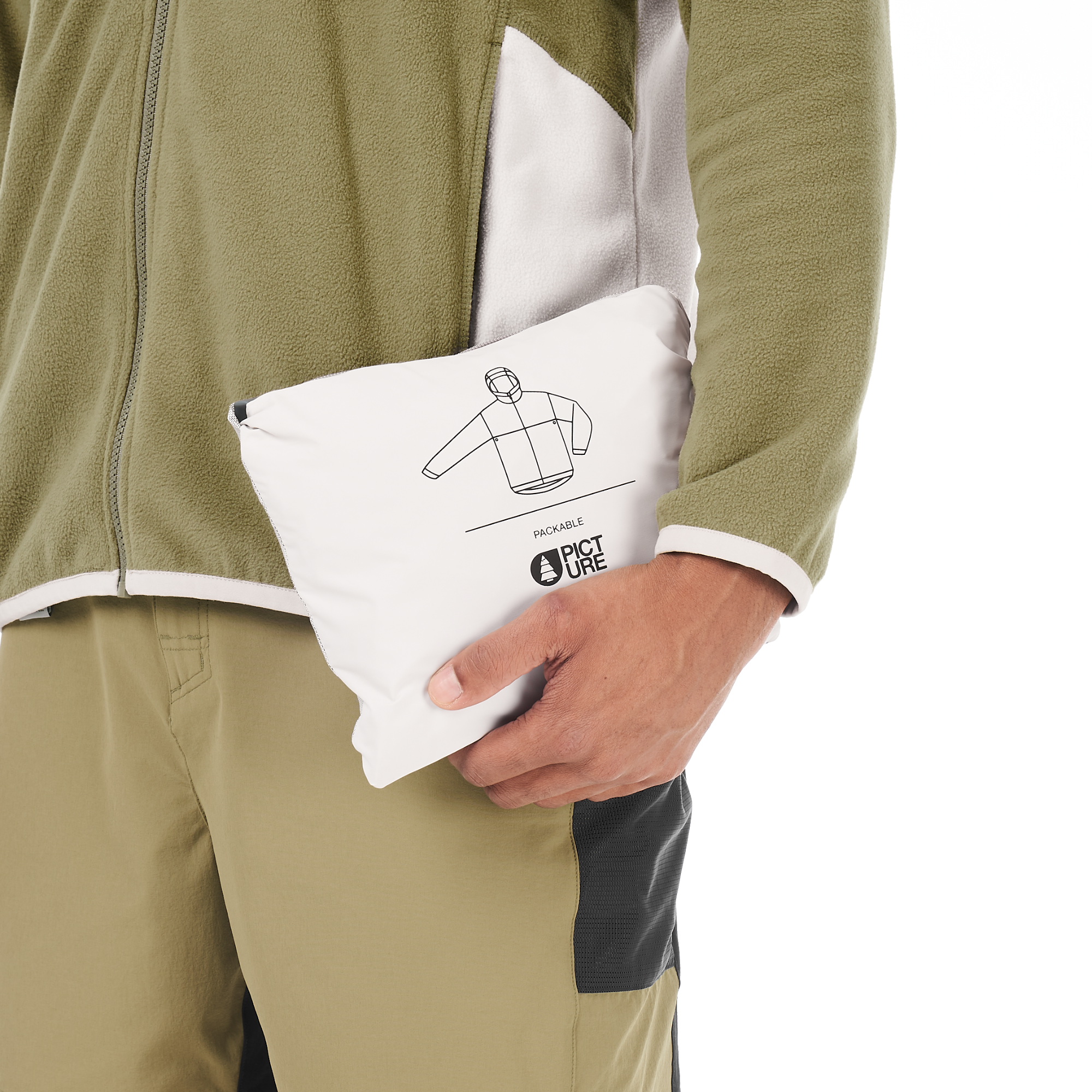 Picture Organic Clothing Men's Abstral + 2,5L Jacket White 09