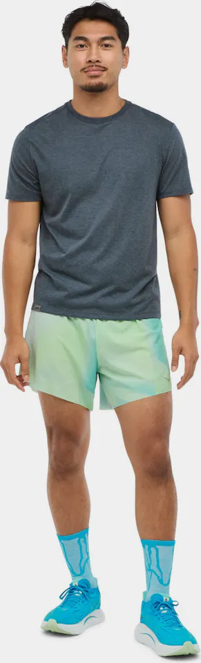 Hoka Men's Run Tech Short Sleeve Navy 03