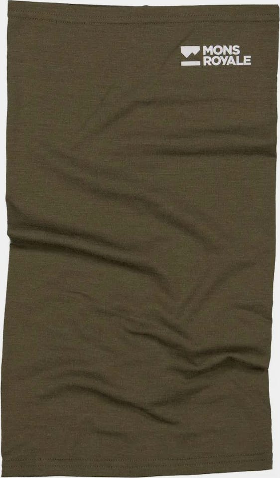 Mons Royale Daily Dose Merino Neckwarmer Dark olive 04