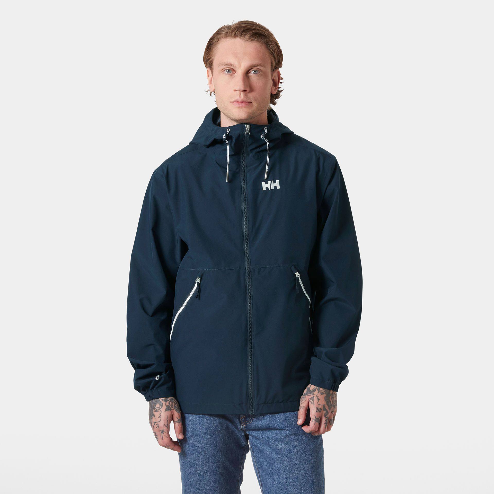 Helly Hansen Men's Sandoy Rain Jacket Navy 06