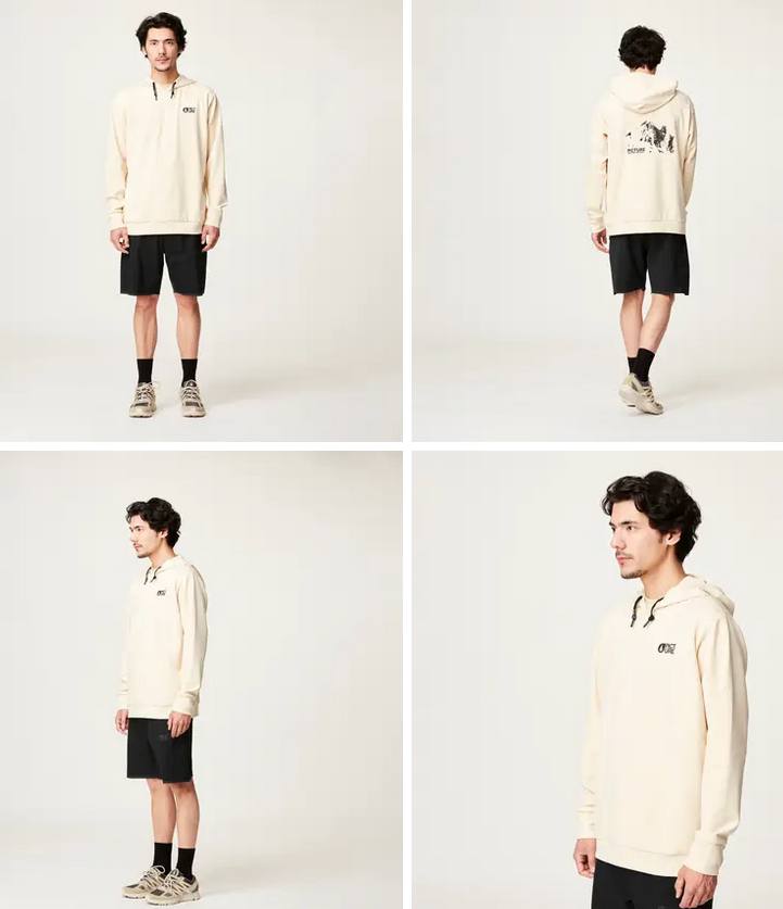 Picture Organic Clothing Men's Flack Tech Hoodie Wood Ash 02