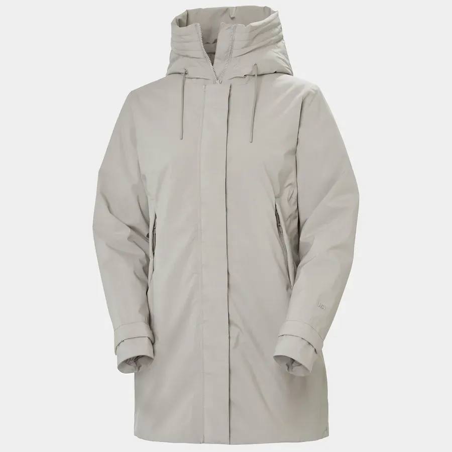 Helly Hansen Women's Victoria Insulated Mid Rain Jacket Grey 07