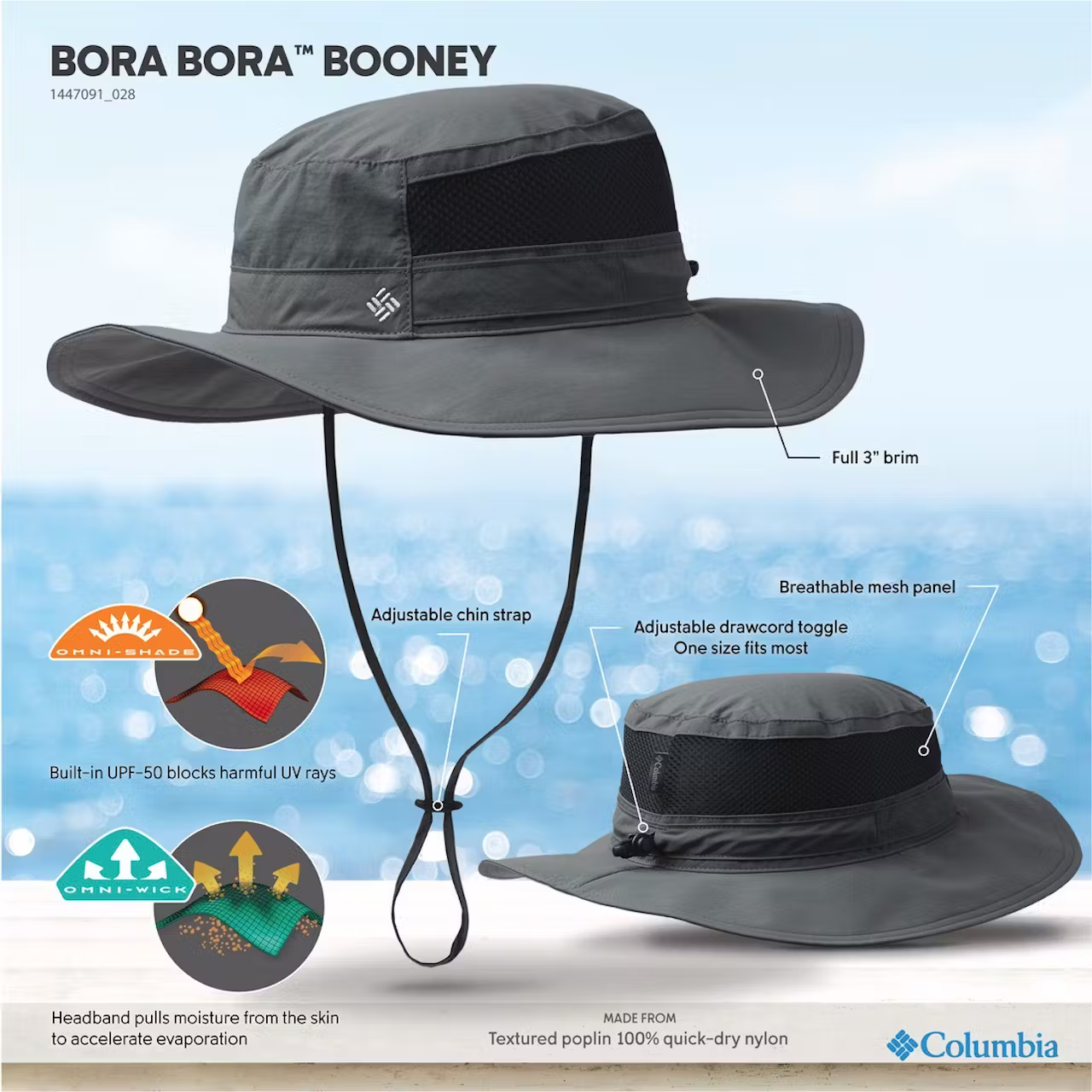 Columbia Bora Bora Booney II Fossil 02