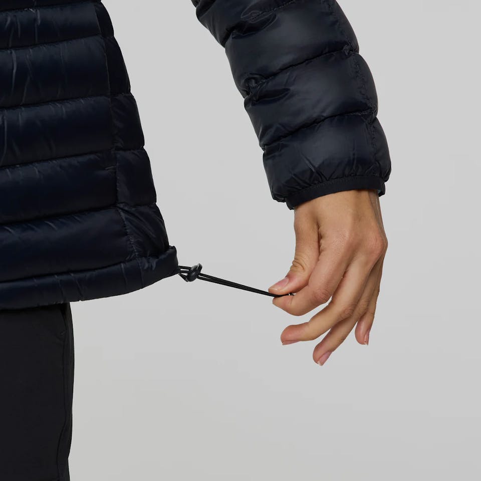 Cotopaxi Women's Fuego Down Hooded - Naisten kevytuntuvatakki Carbon Stripes 04