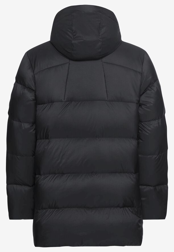 Jack Wolfskin Men's Icy Hill Coat RDS - Miesten untuvatakki Musta 08