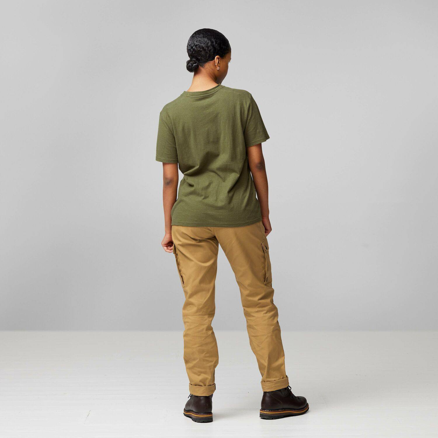 Fjällräven Women's Hemp Blend Tee Musta 06