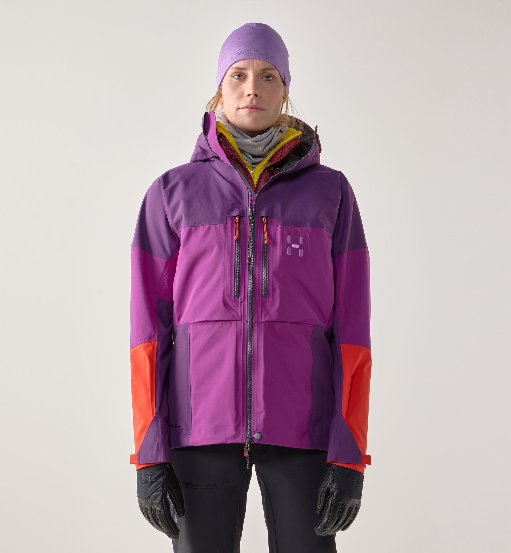 Haglöfs Women's Spitz GTX Pro II Jacket Grape Purple/Purple Night 06
