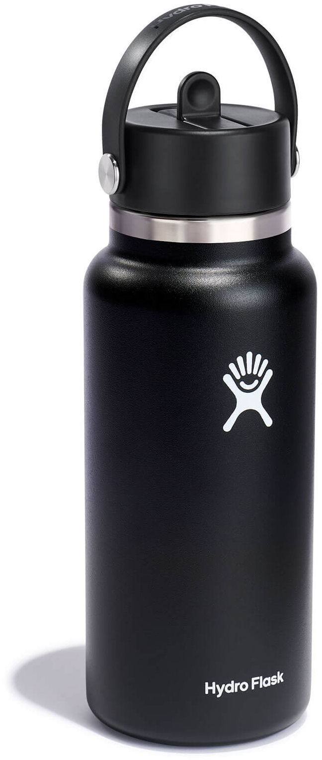 Hydro Flask 32oz Wide Flex Straw Cap Black 02