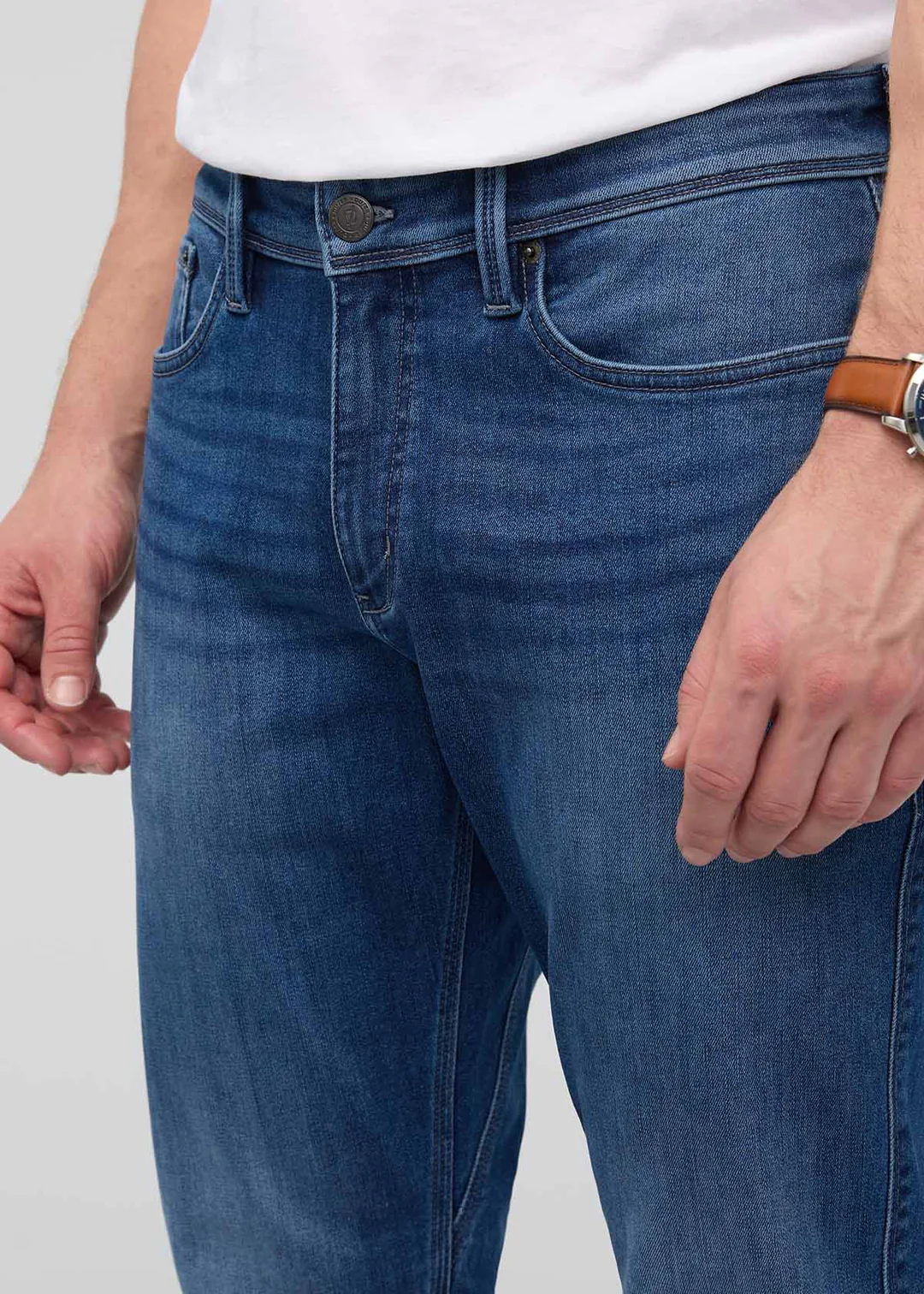 Duer Men's Tech Fleece Relax Taper Indigo 04