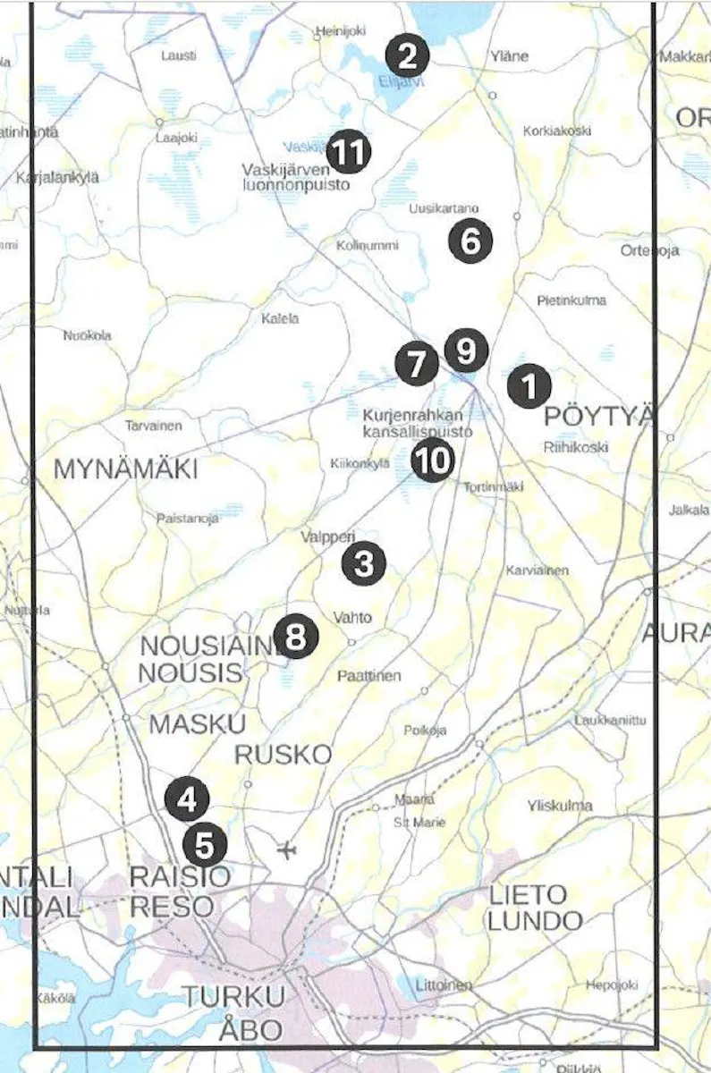 Карта походов Куханкуоно
