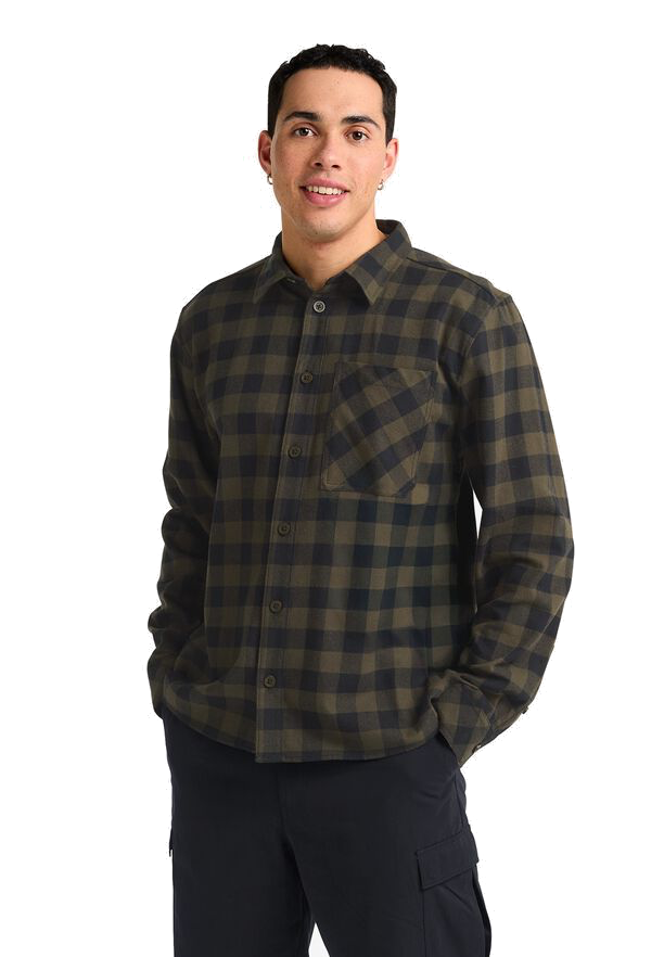 Jack Wolfskin Men&#39;s Lite Flannel Shirt