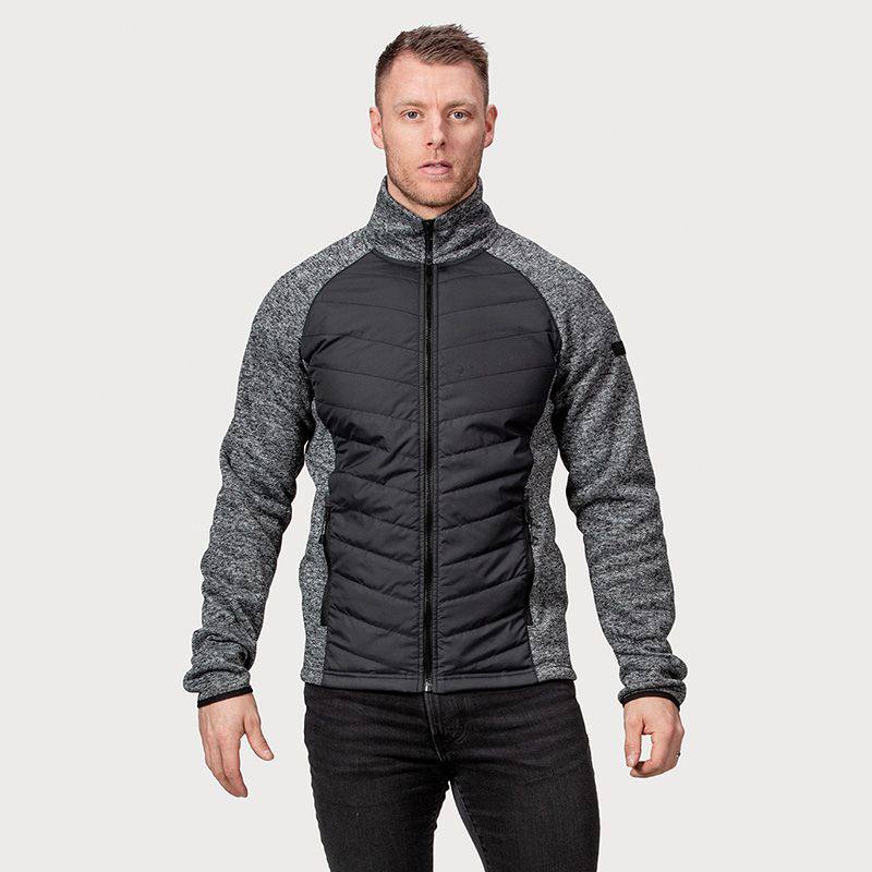 Halti Men's Streams Hybrid Knit Layer Harmaa 05