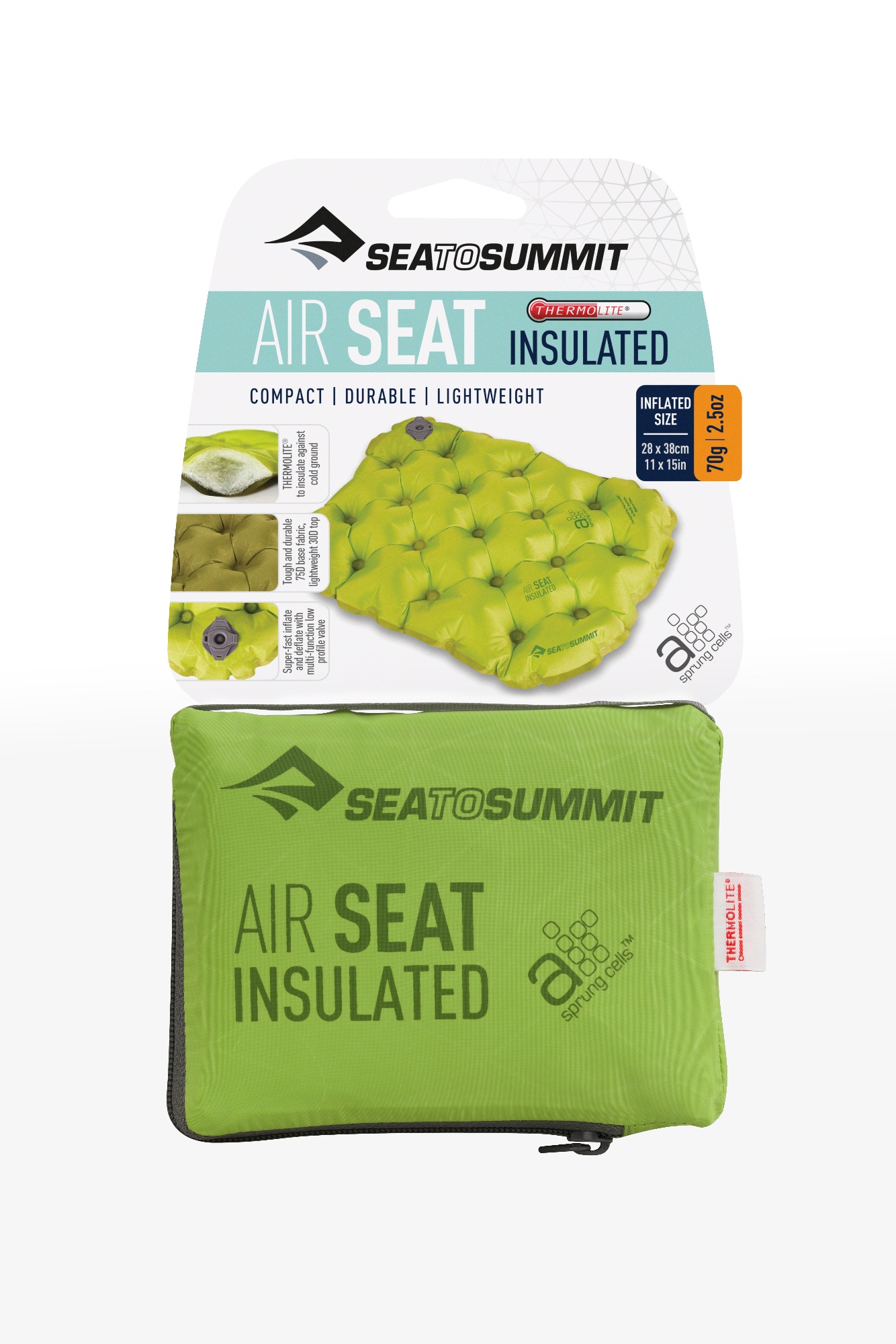 Sea To Summit Air Seat Insulated Green 14