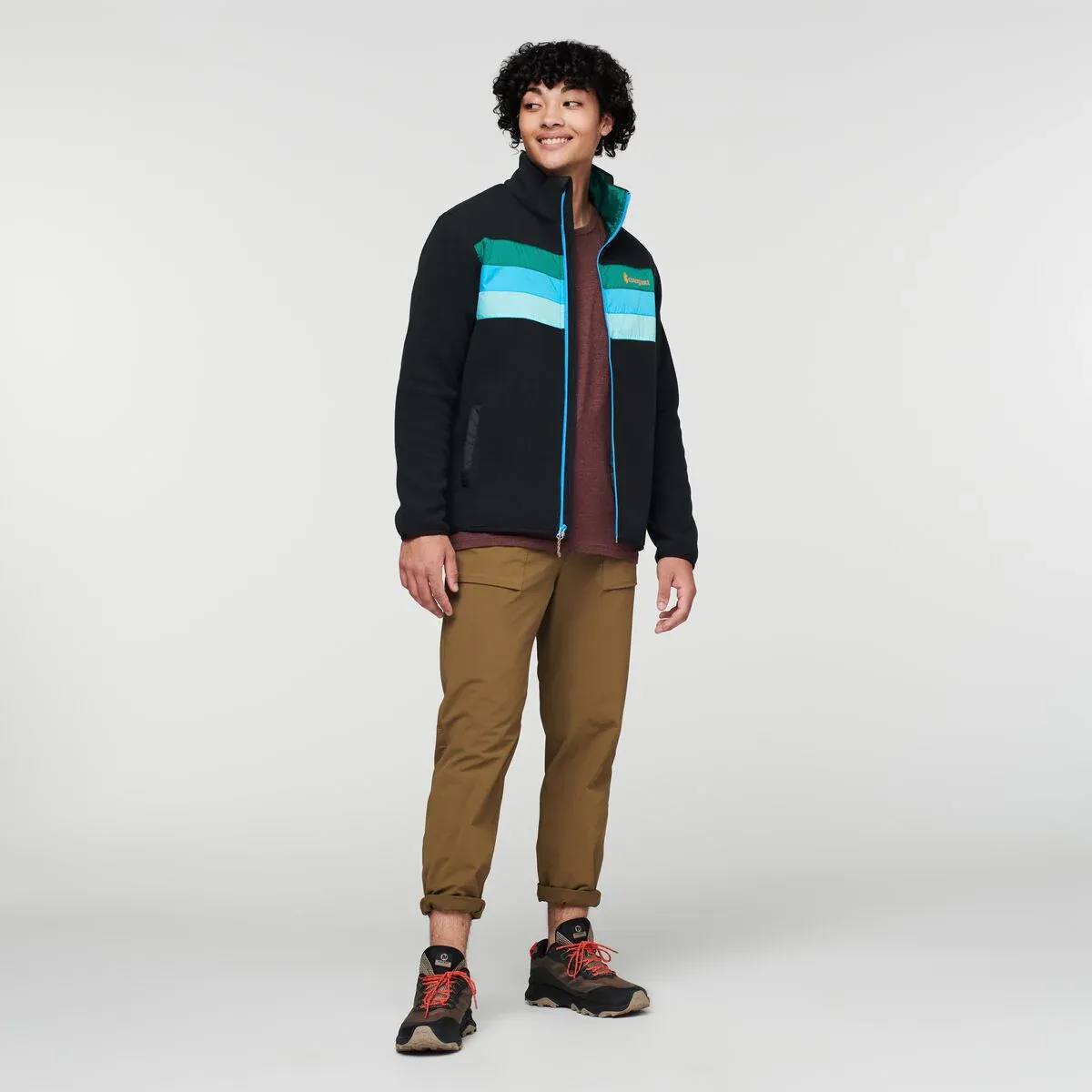 Cotopaxi Men's Teca Fleece Jacket Musta / Sininen 03