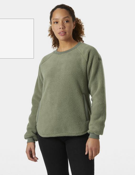 Helly Hansen Women's Escape Teddy Sweater Green 02