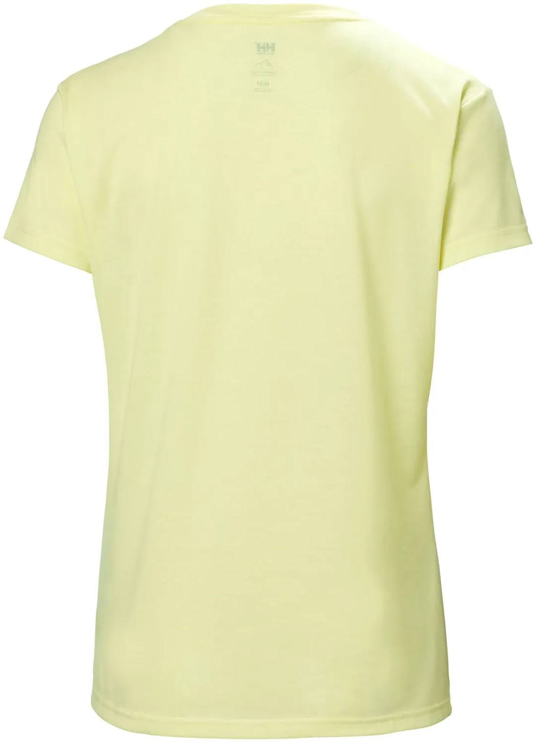Helly Hansen Women's Skog Recy Graphic Tee Yellow 04