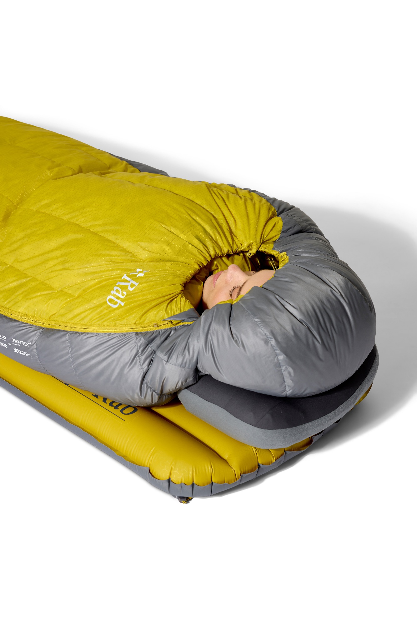 Rab Women's Neutrino -12 Harmaa/Keltainen 22