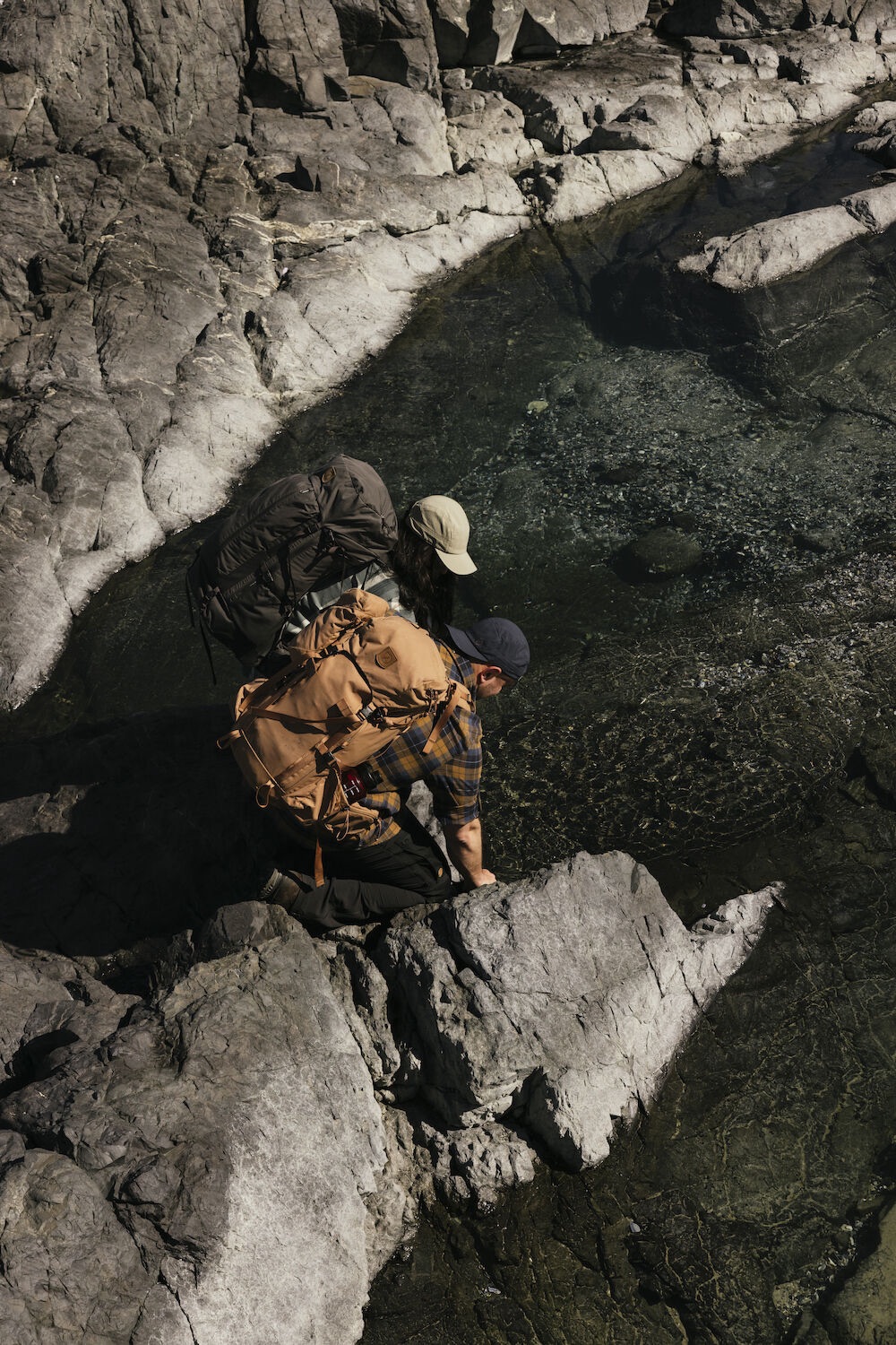 Fjällräven Singi Heavy Flannel Shirt Chalk/Navy 03