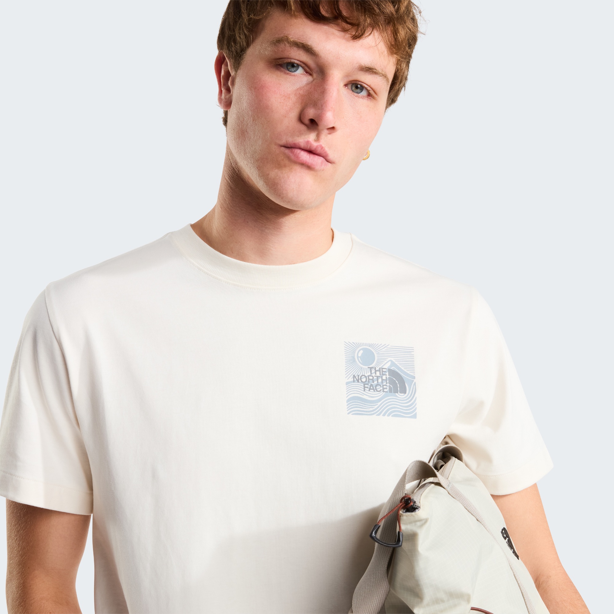 The North Face Men's Mountain Escape Relax Tee White 05