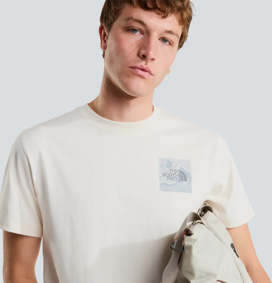The North Face Men's Mountain Escape Relax Tee White 05