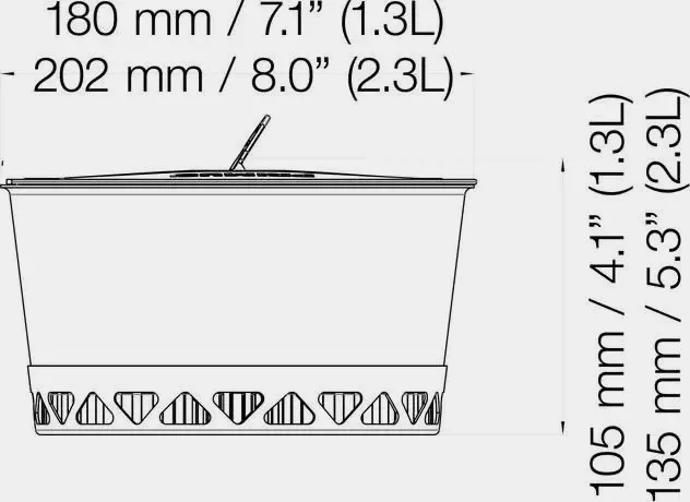 Primus Primetech Stove Set II 1x1.3 w. Pan 03
