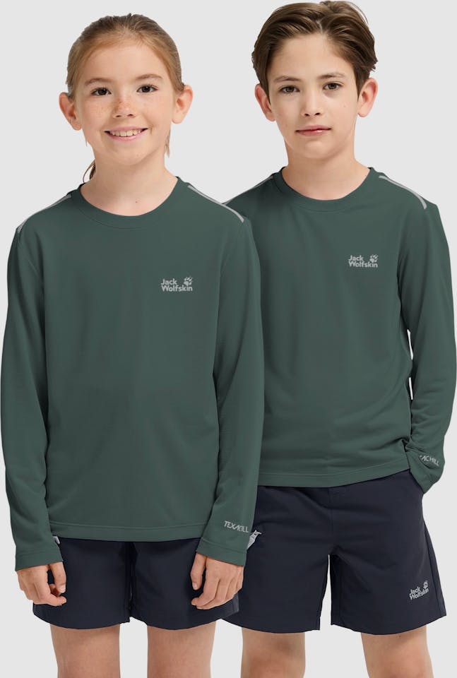 Jack Wolfskin Flare Kids Long Sleeve Sago Palm 02