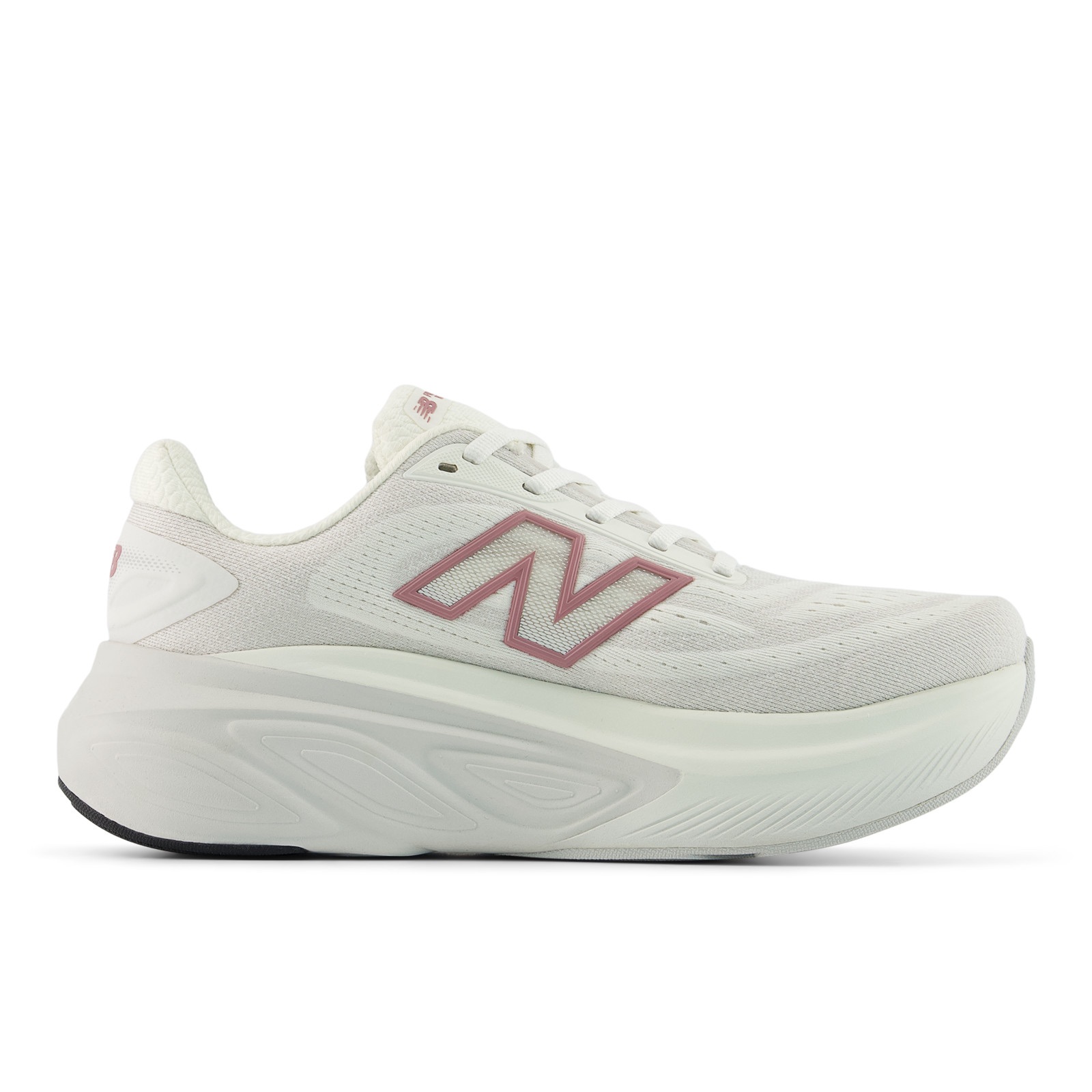 New Balance Women's Fresh Foam More V6 Sea Salt / Rosewood / Grey mat 08